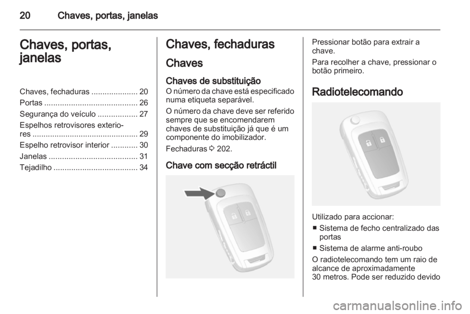 OPEL MOKKA 2013  Manual de Instruções (in Portugues) 