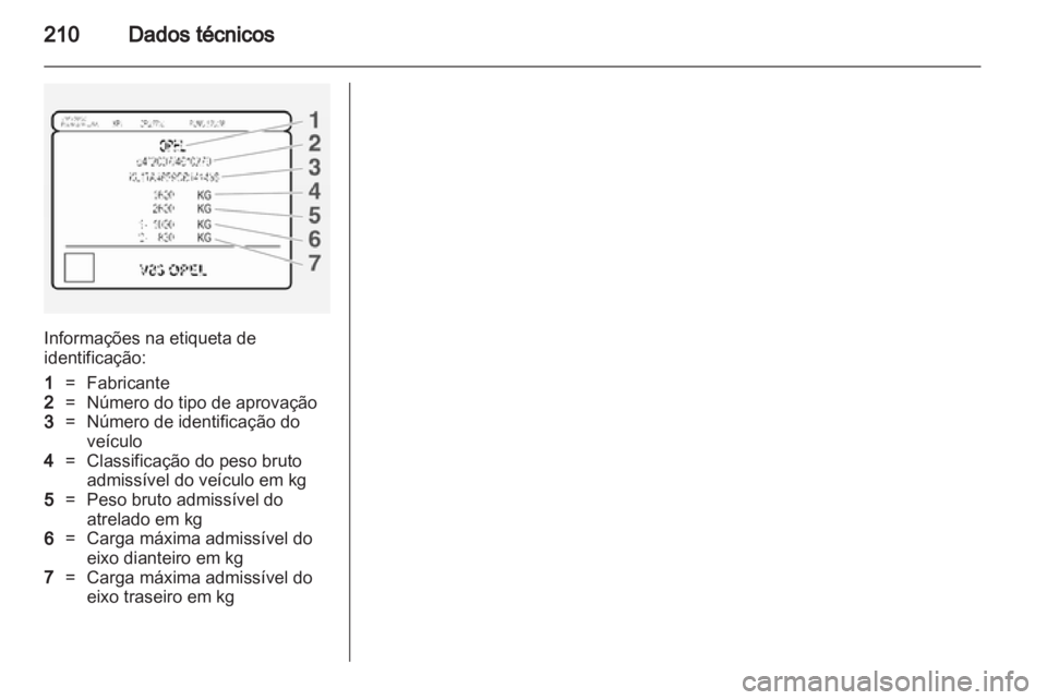 OPEL MOKKA 2013  Manual de Instruções (in Portugues) 