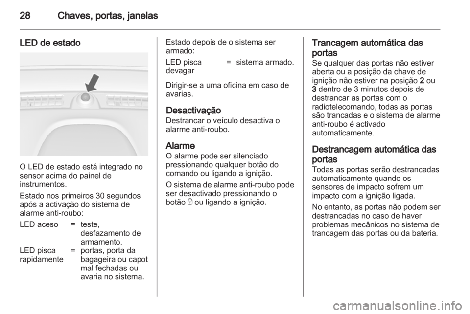 OPEL MOKKA 2013  Manual de Instruções (in Portugues) 
