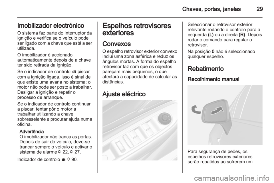 OPEL MOKKA 2013  Manual de Instruções (in Portugues) 