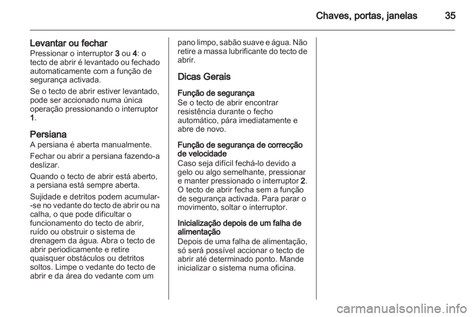 OPEL MOKKA 2013  Manual de Instruções (in Portugues) 