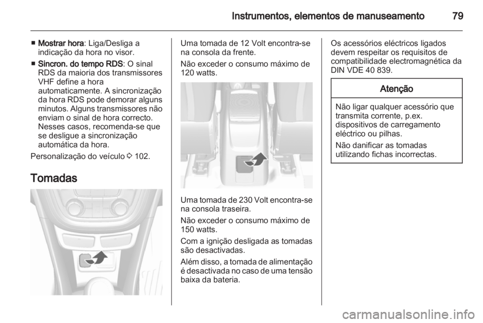OPEL MOKKA 2013  Manual de Instruções (in Portugues) 