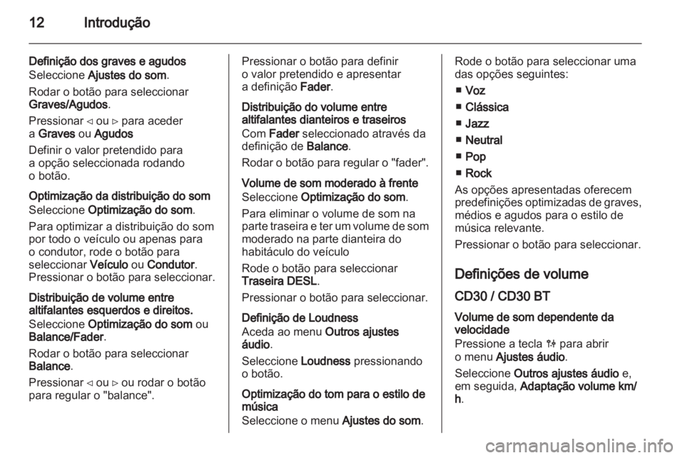 OPEL MOVANO_B 2010.5  Manual de Informação e Lazer (in Portugues) 