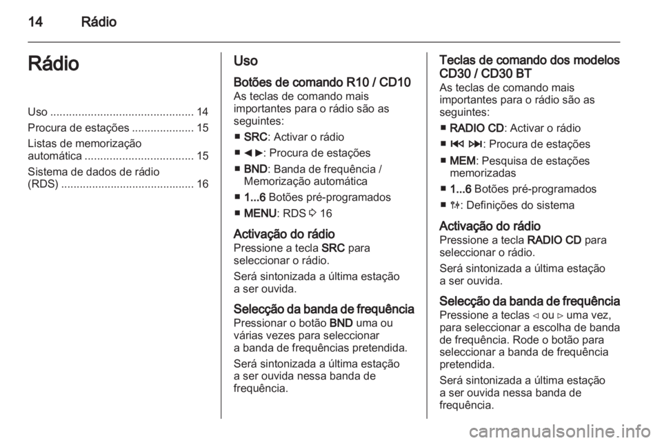 OPEL MOVANO_B 2010.5  Manual de Informação e Lazer (in Portugues) 