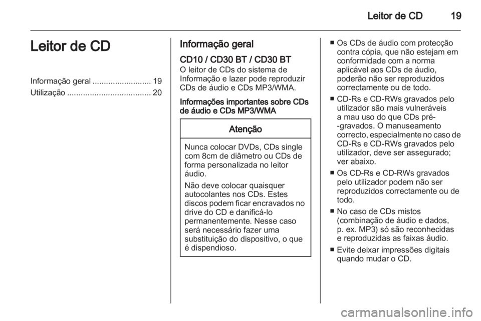 OPEL MOVANO_B 2010.5  Manual de Informação e Lazer (in Portugues) 