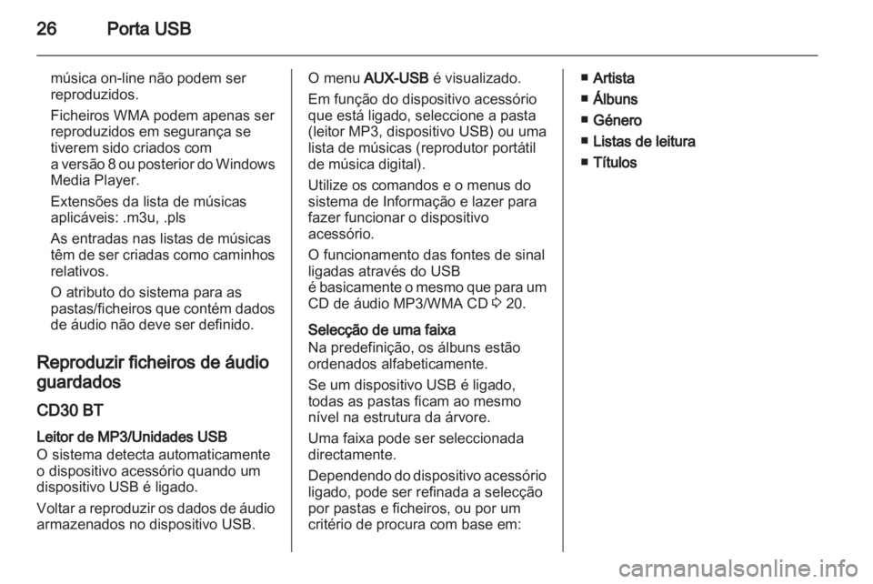 OPEL MOVANO_B 2010.5  Manual de Informação e Lazer (in Portugues) 