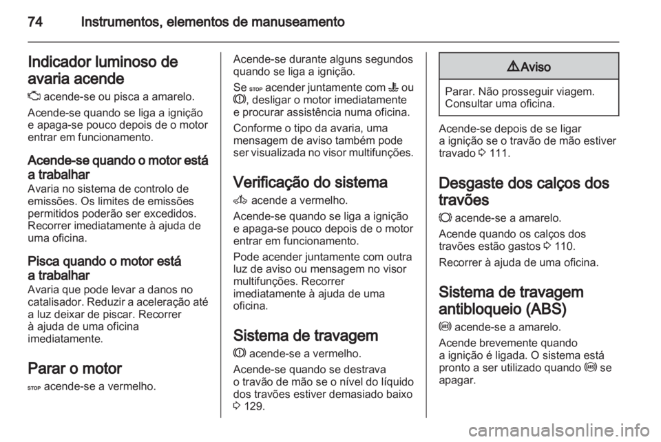 OPEL MOVANO_B 2011.5  Manual de Instruções (in Portugues) 