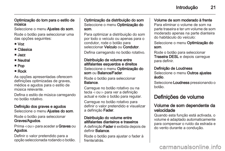 OPEL MOVANO_B 2012  Manual de Informação e Lazer (in Portugues) 