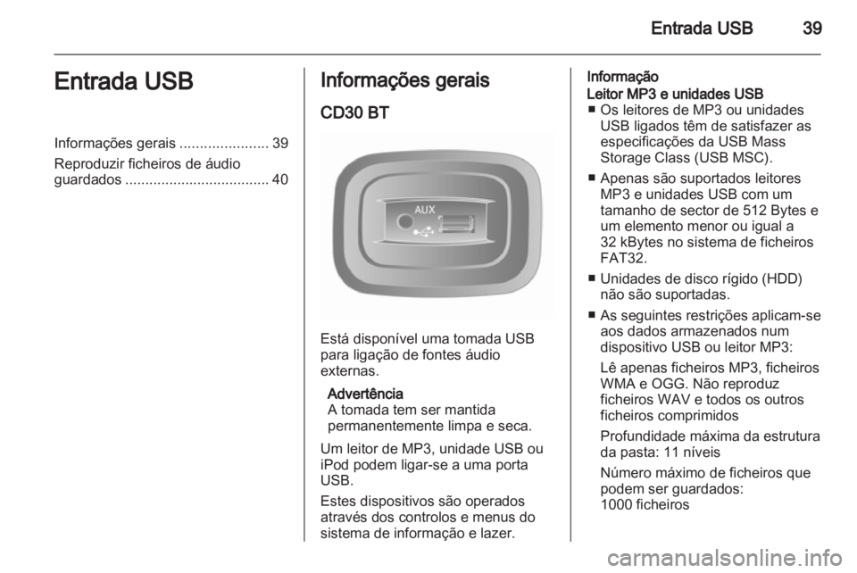 OPEL MOVANO_B 2012  Manual de Informação e Lazer (in Portugues) 