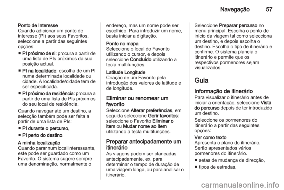 OPEL MOVANO_B 2012  Manual de Informação e Lazer (in Portugues) 