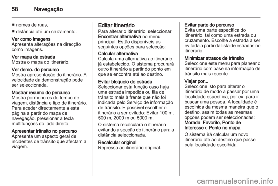 OPEL MOVANO_B 2012  Manual de Informação e Lazer (in Portugues) 