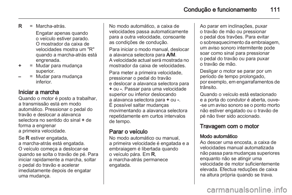 OPEL MOVANO_B 2012  Manual de Instruções (in Portugues) 