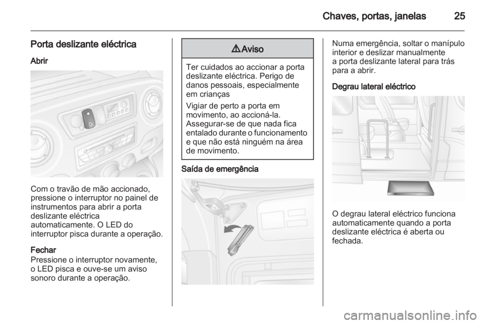 OPEL MOVANO_B 2012  Manual de Instruções (in Portugues) 