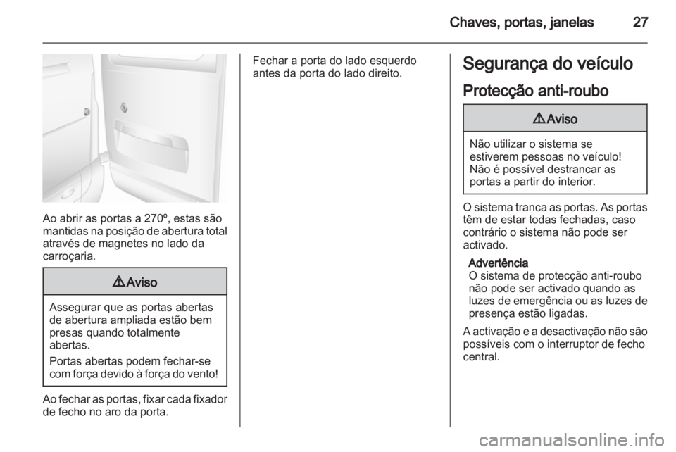 OPEL MOVANO_B 2012  Manual de Instruções (in Portugues) 
