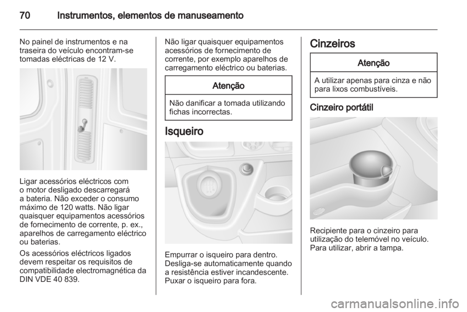 OPEL MOVANO_B 2012  Manual de Instruções (in Portugues) 