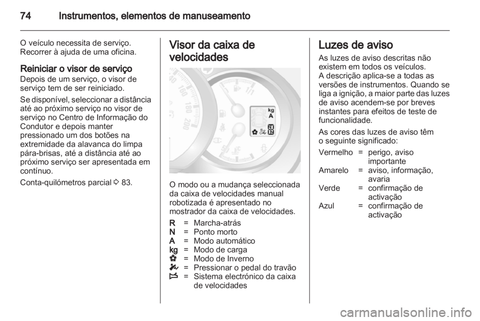 OPEL MOVANO_B 2012  Manual de Instruções (in Portugues) 