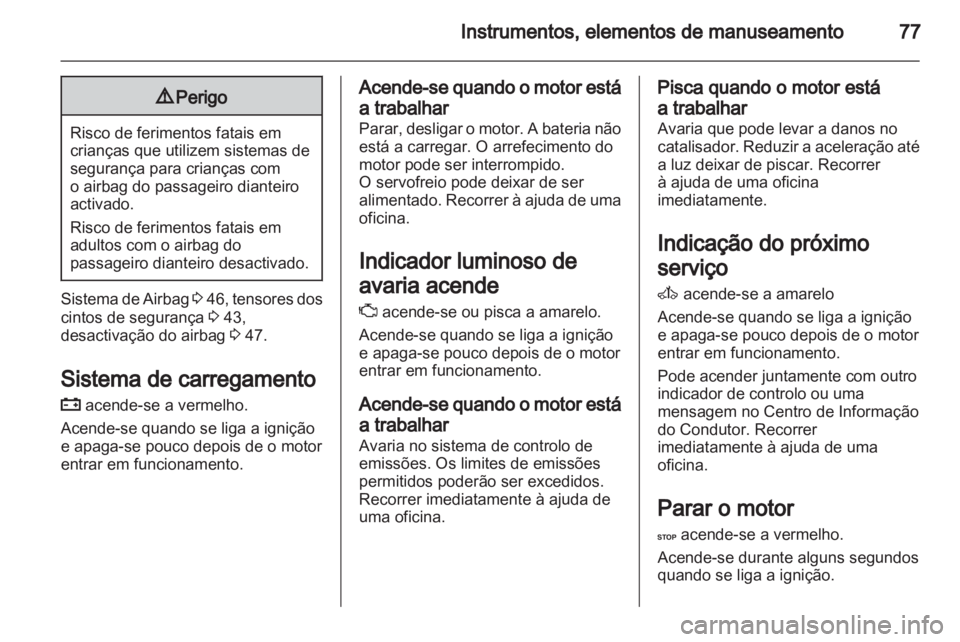 OPEL MOVANO_B 2012  Manual de Instruções (in Portugues) 