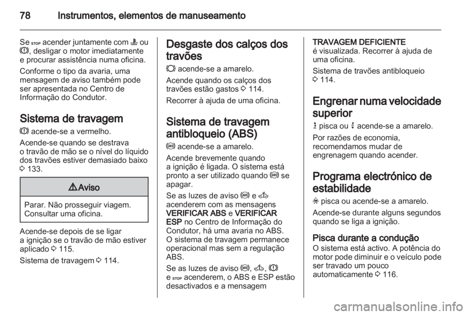 OPEL MOVANO_B 2012  Manual de Instruções (in Portugues) 
