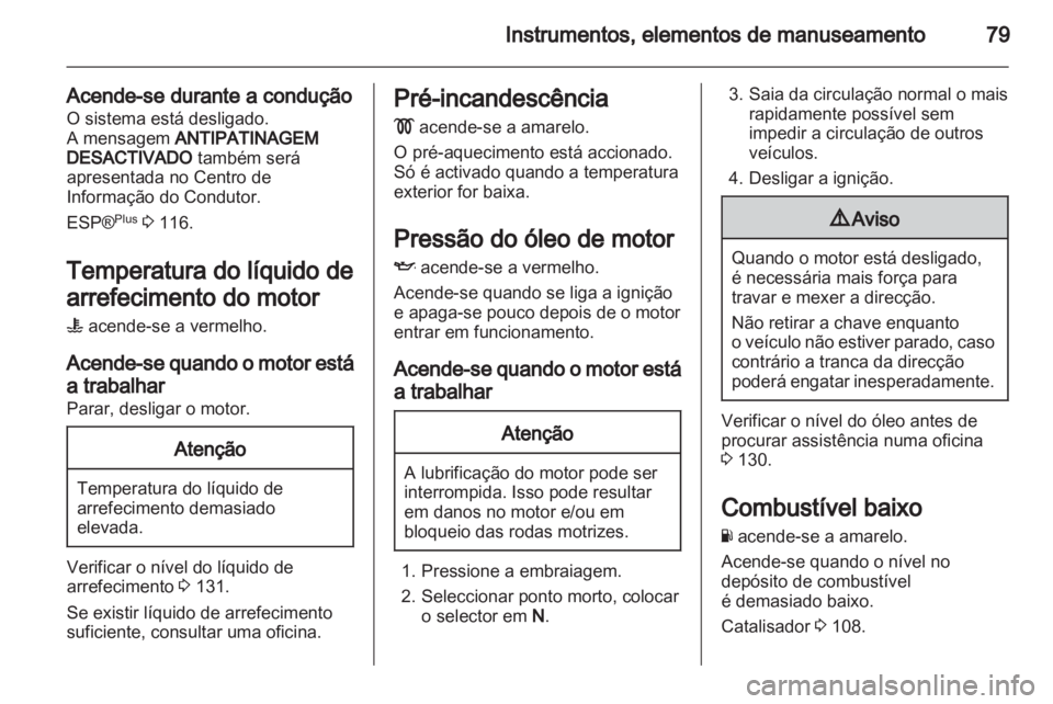 OPEL MOVANO_B 2012  Manual de Instruções (in Portugues) 