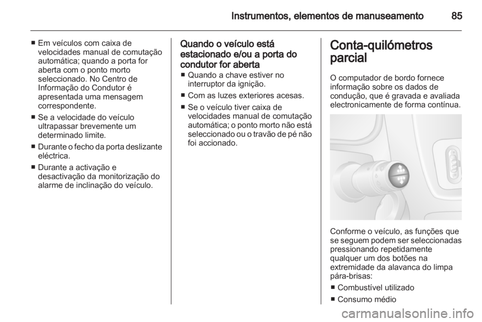 OPEL MOVANO_B 2012.5  Manual de Instruções (in Portugues) 