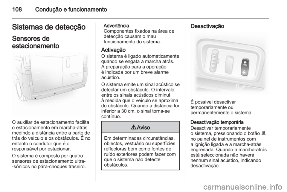 OPEL VIVARO 2011  Manual de Instruções (in Portugues) 