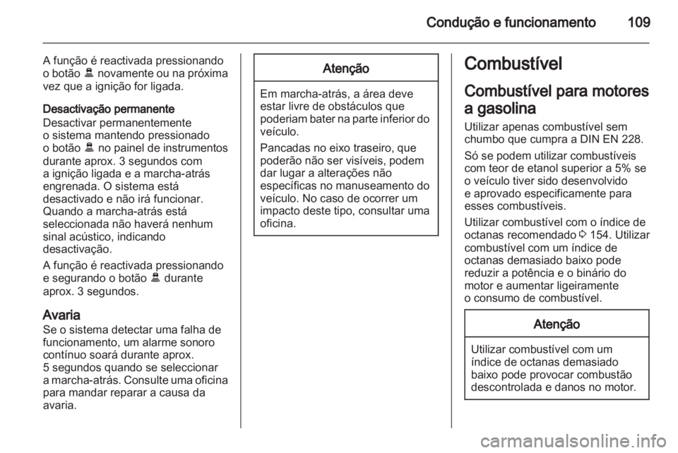 OPEL VIVARO 2011  Manual de Instruções (in Portugues) 
