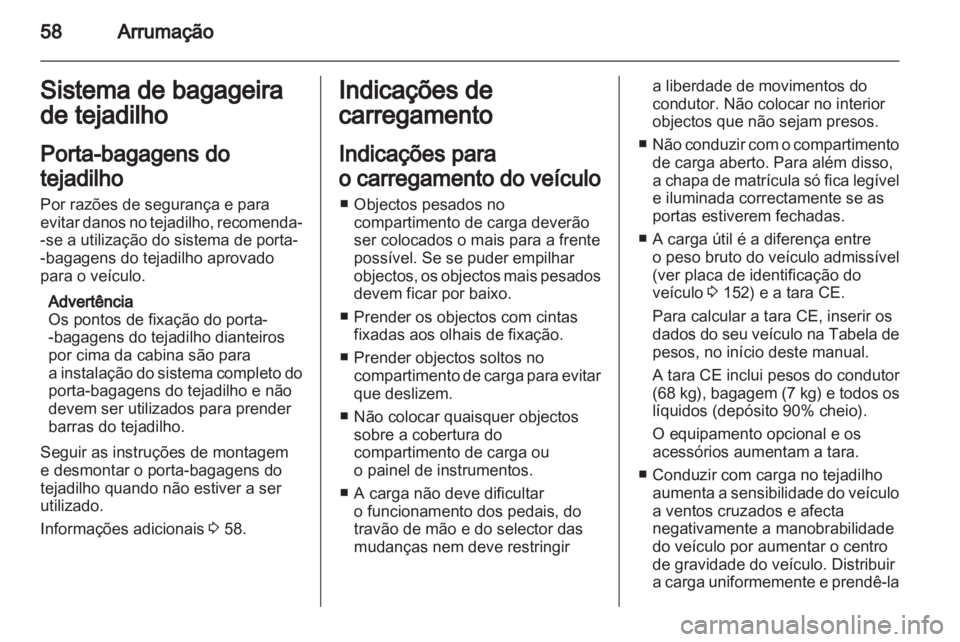 OPEL VIVARO 2011  Manual de Instruções (in Portugues) 