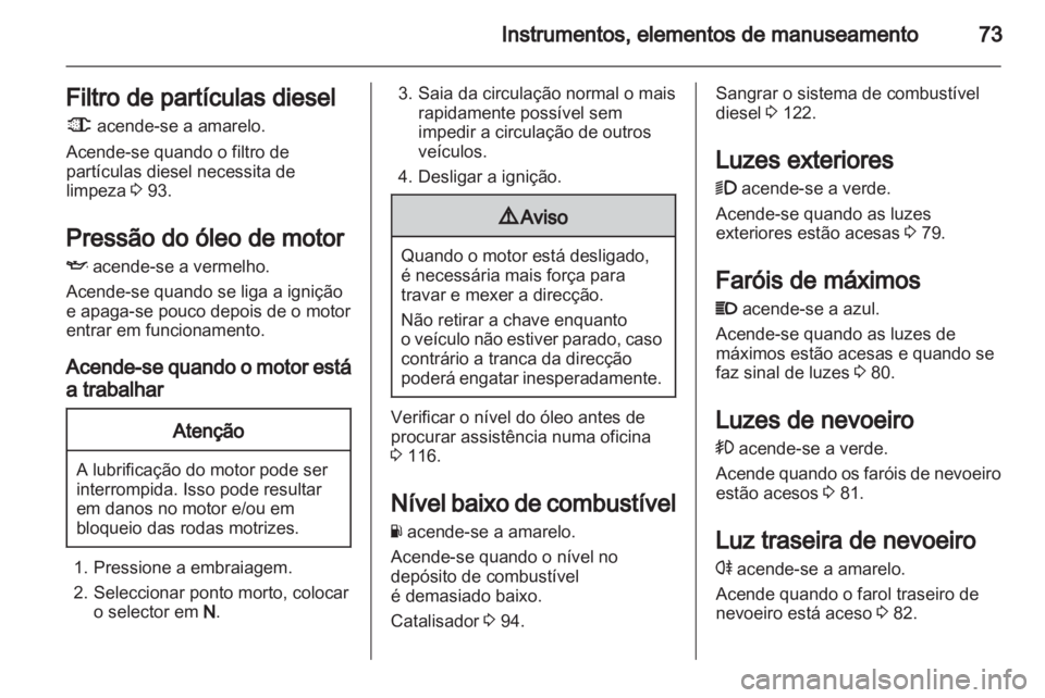 OPEL VIVARO 2011  Manual de Instruções (in Portugues) 