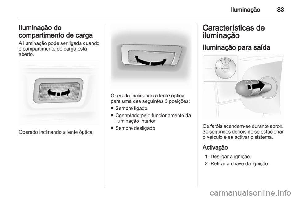 OPEL VIVARO 2011  Manual de Instruções (in Portugues) 
