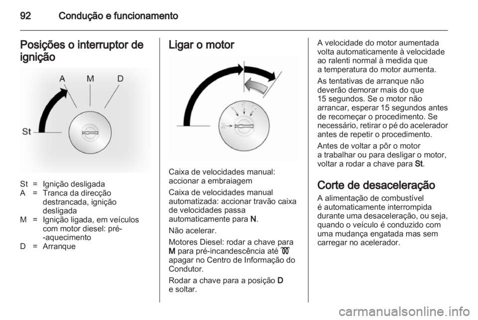 OPEL VIVARO 2011  Manual de Instruções (in Portugues) 