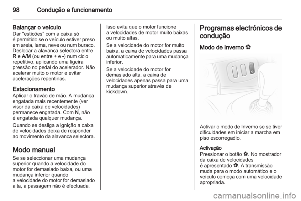 OPEL VIVARO 2011  Manual de Instruções (in Portugues) 