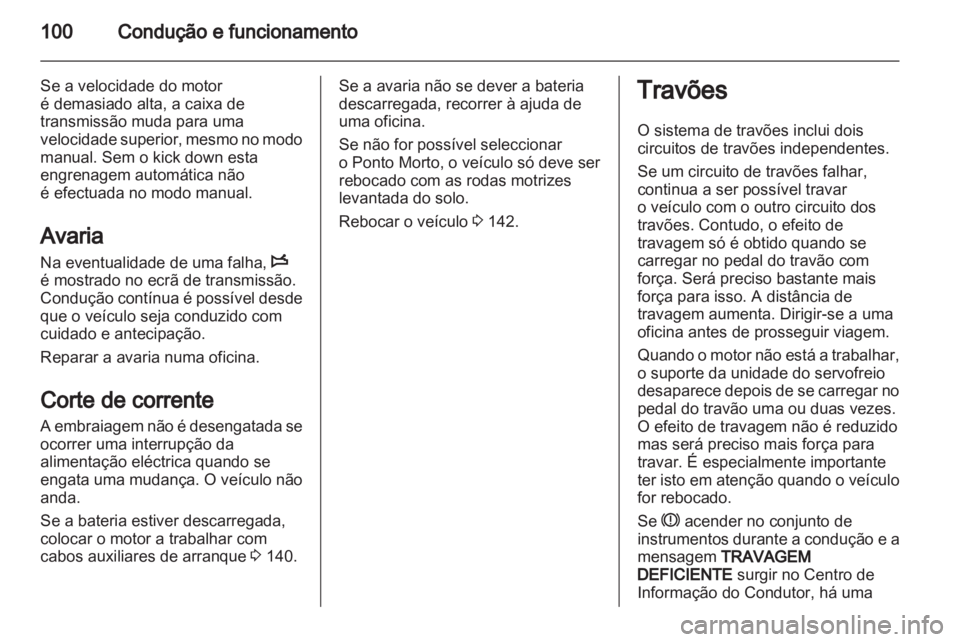 OPEL VIVARO 2011  Manual de Instruções (in Portugues) 