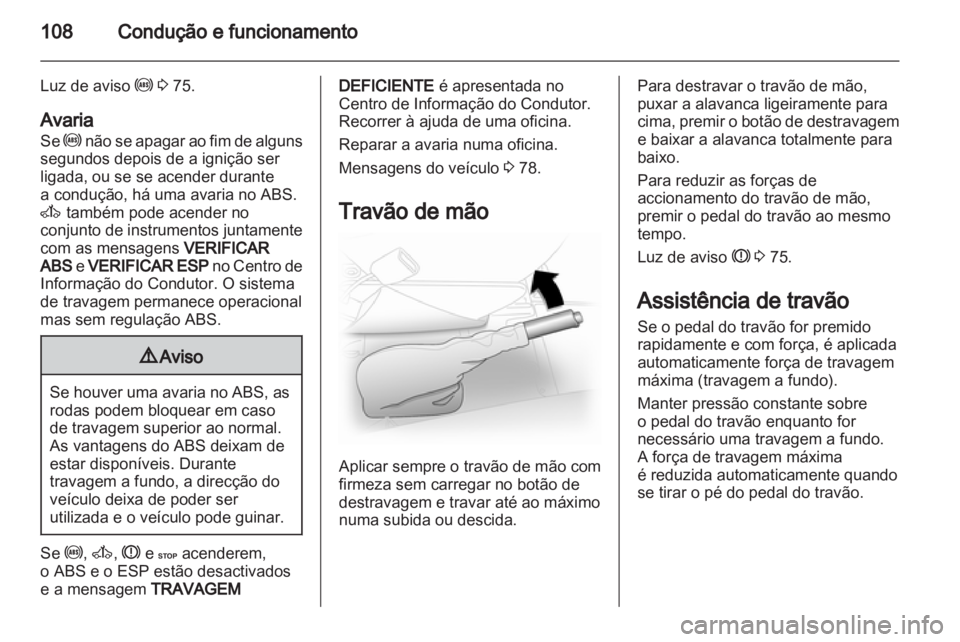 OPEL VIVARO 2011.5  Manual de Instruções (in Portugues) 