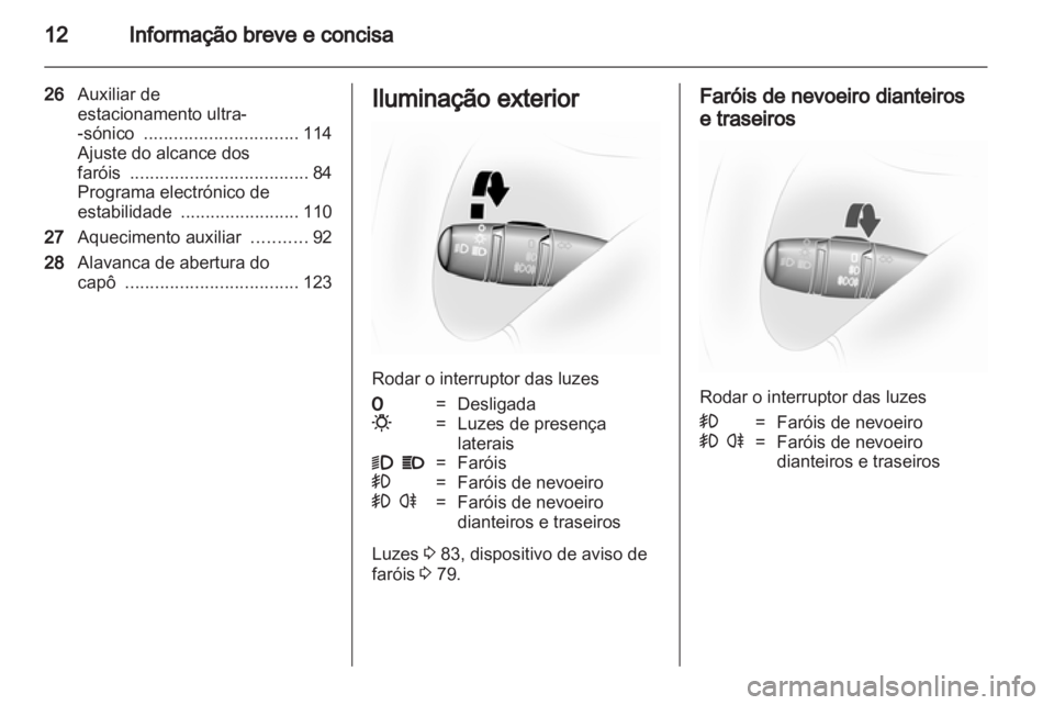 OPEL VIVARO 2011.5  Manual de Instruções (in Portugues) 