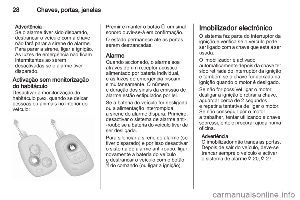 OPEL VIVARO 2011.5  Manual de Instruções (in Portugues) 