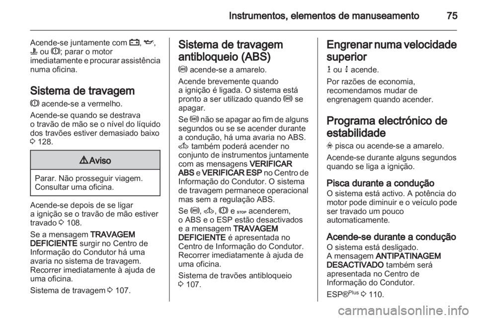 OPEL VIVARO 2011.5  Manual de Instruções (in Portugues) 