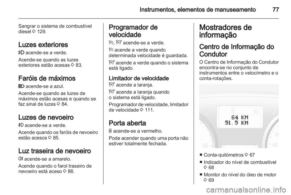 OPEL VIVARO 2011.5  Manual de Instruções (in Portugues) 