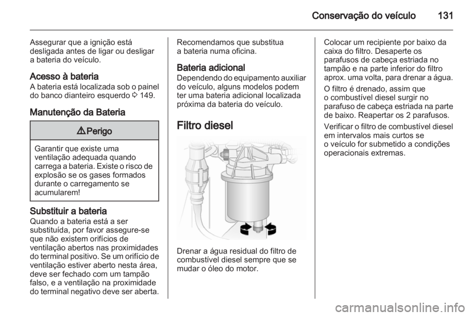 OPEL VIVARO 2012  Manual de Instruções (in Portugues) 