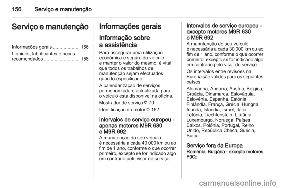 OPEL VIVARO 2012  Manual de Instruções (in Portugues) 