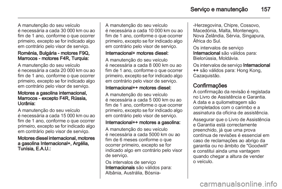 OPEL VIVARO 2012  Manual de Instruções (in Portugues) 