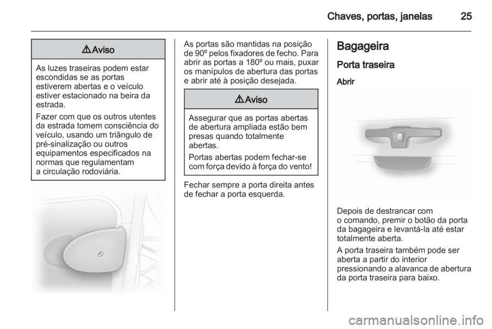 OPEL VIVARO 2012  Manual de Instruções (in Portugues) 