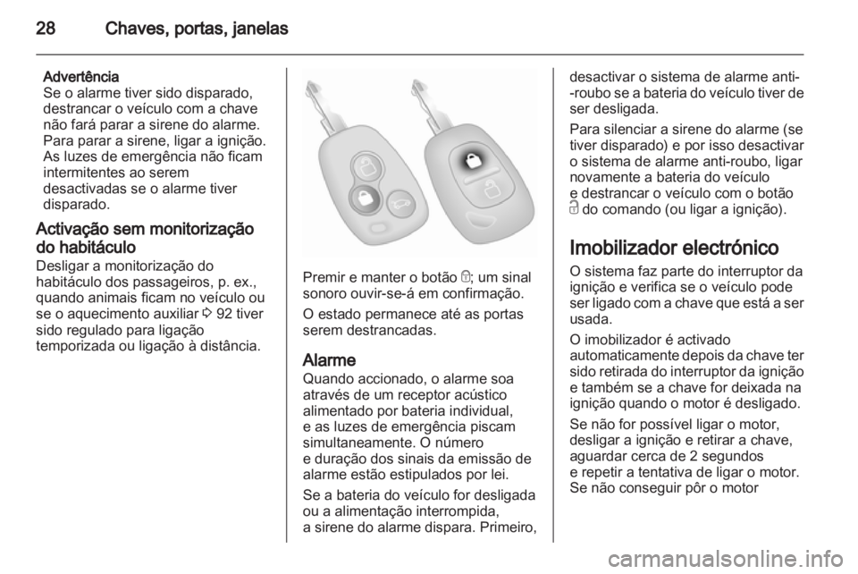 OPEL VIVARO 2012  Manual de Instruções (in Portugues) 
