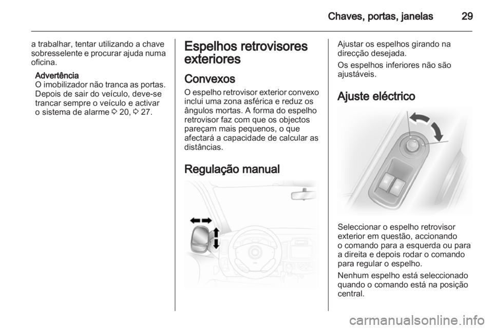 OPEL VIVARO 2012  Manual de Instruções (in Portugues) 
