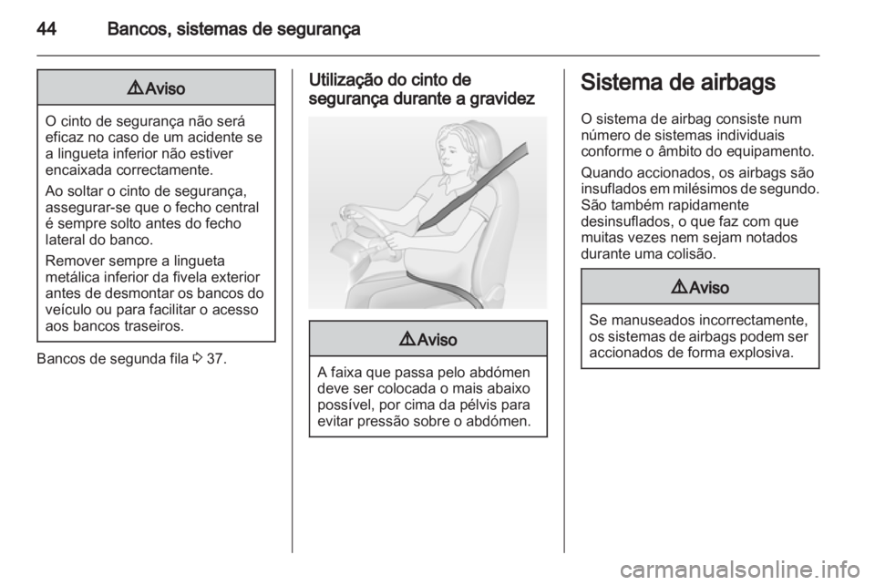 OPEL VIVARO 2012  Manual de Instruções (in Portugues) 