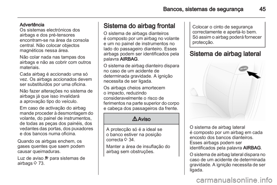 OPEL VIVARO 2012  Manual de Instruções (in Portugues) 
