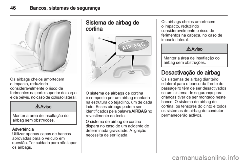 OPEL VIVARO 2012  Manual de Instruções (in Portugues) 