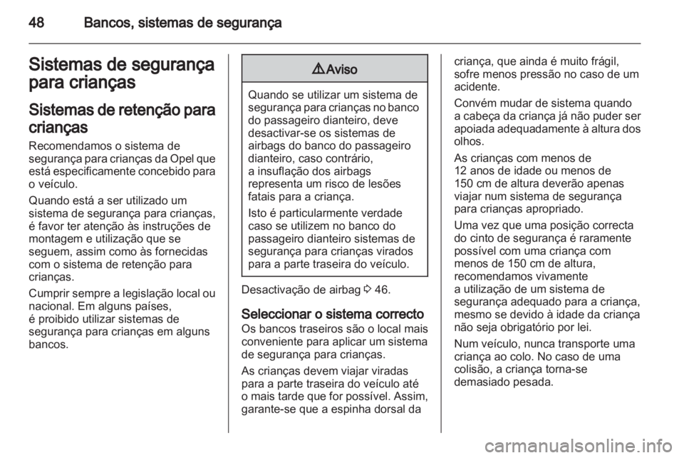 OPEL VIVARO 2012  Manual de Instruções (in Portugues) 