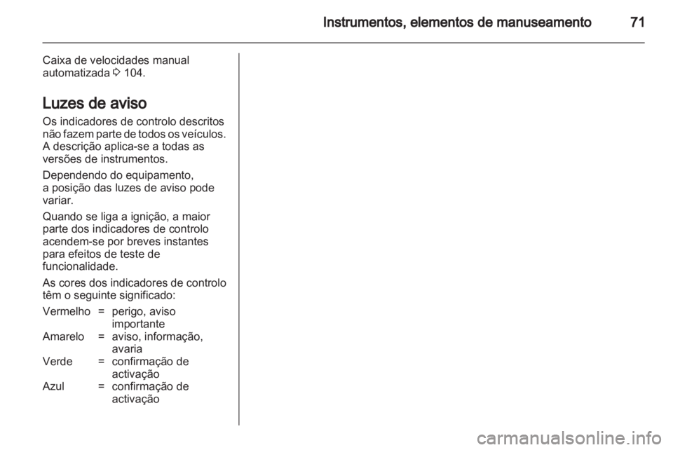 OPEL VIVARO 2012  Manual de Instruções (in Portugues) 
