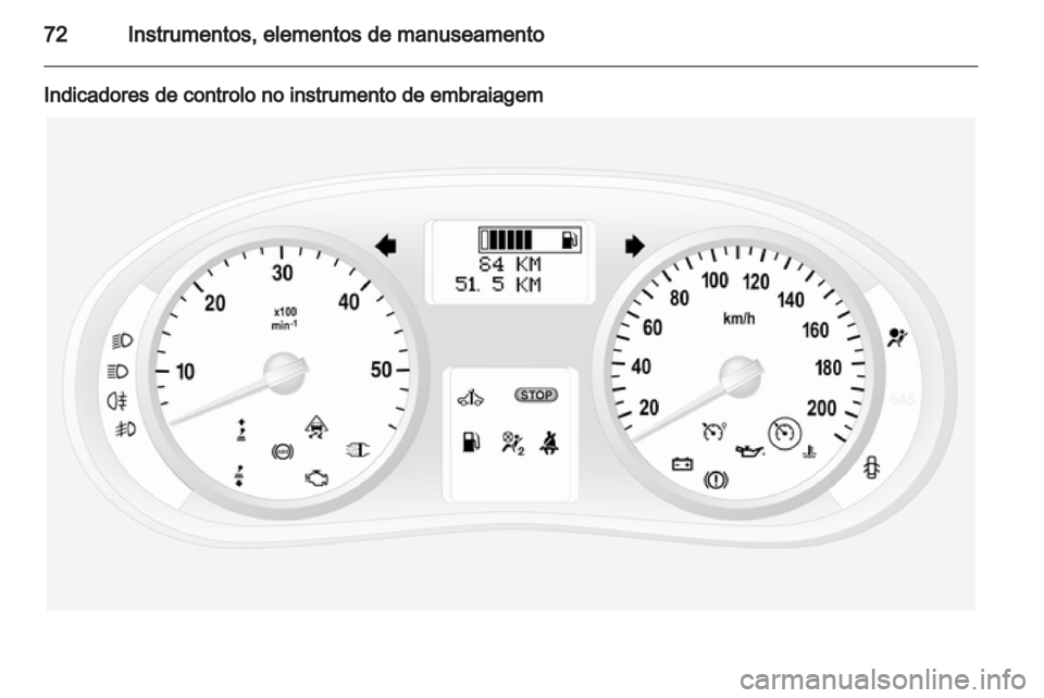 OPEL VIVARO 2012  Manual de Instruções (in Portugues) 