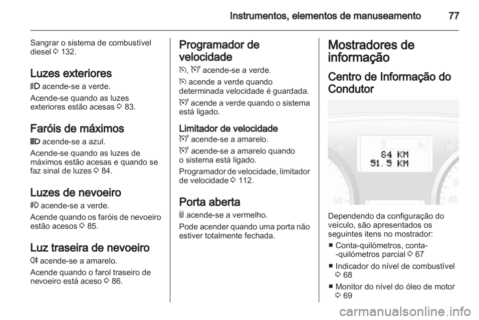 OPEL VIVARO 2012  Manual de Instruções (in Portugues) 